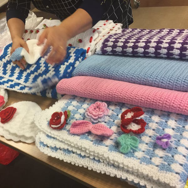 Koffie ochtend actief vrouw in wippolder