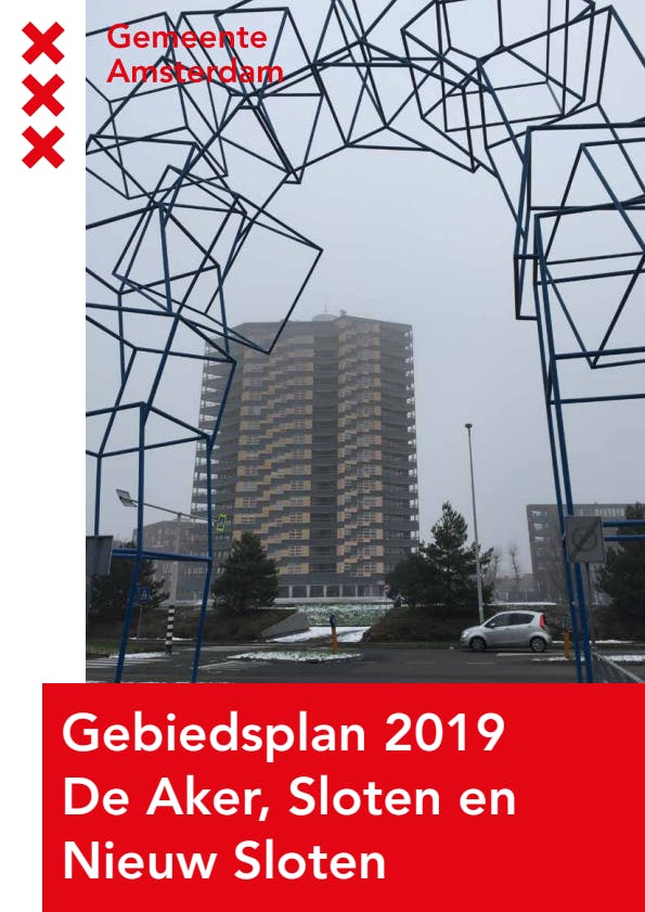 Gebiedsplan 2019: De Aker, Sloten, Nieuw-Sloten