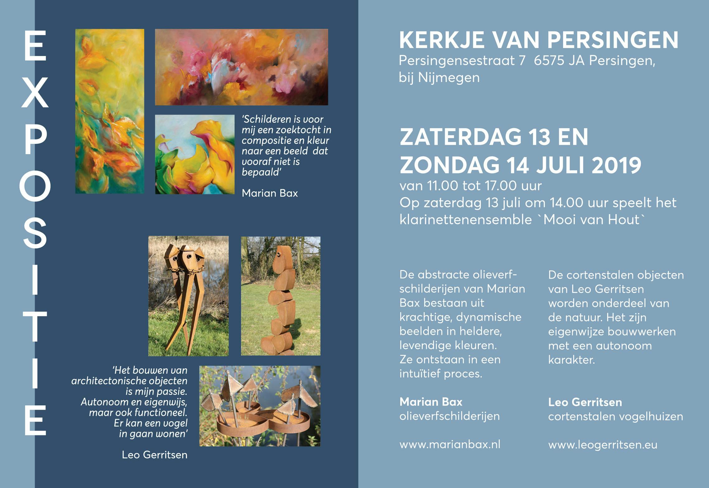 KLEUR EN CORTENSTAAL IN HET KERKJE VAN PERSINGEN