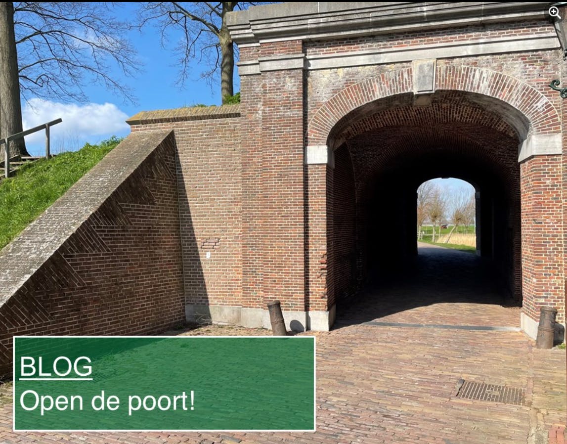 Blog burgemeester Gregor Rensen : Open de poort! | in uitgelichte