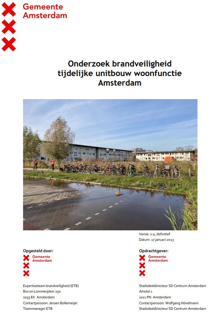 Onderzoeksresultaten Brandveiligheid Tijdelijke Containerwoningen | In ...