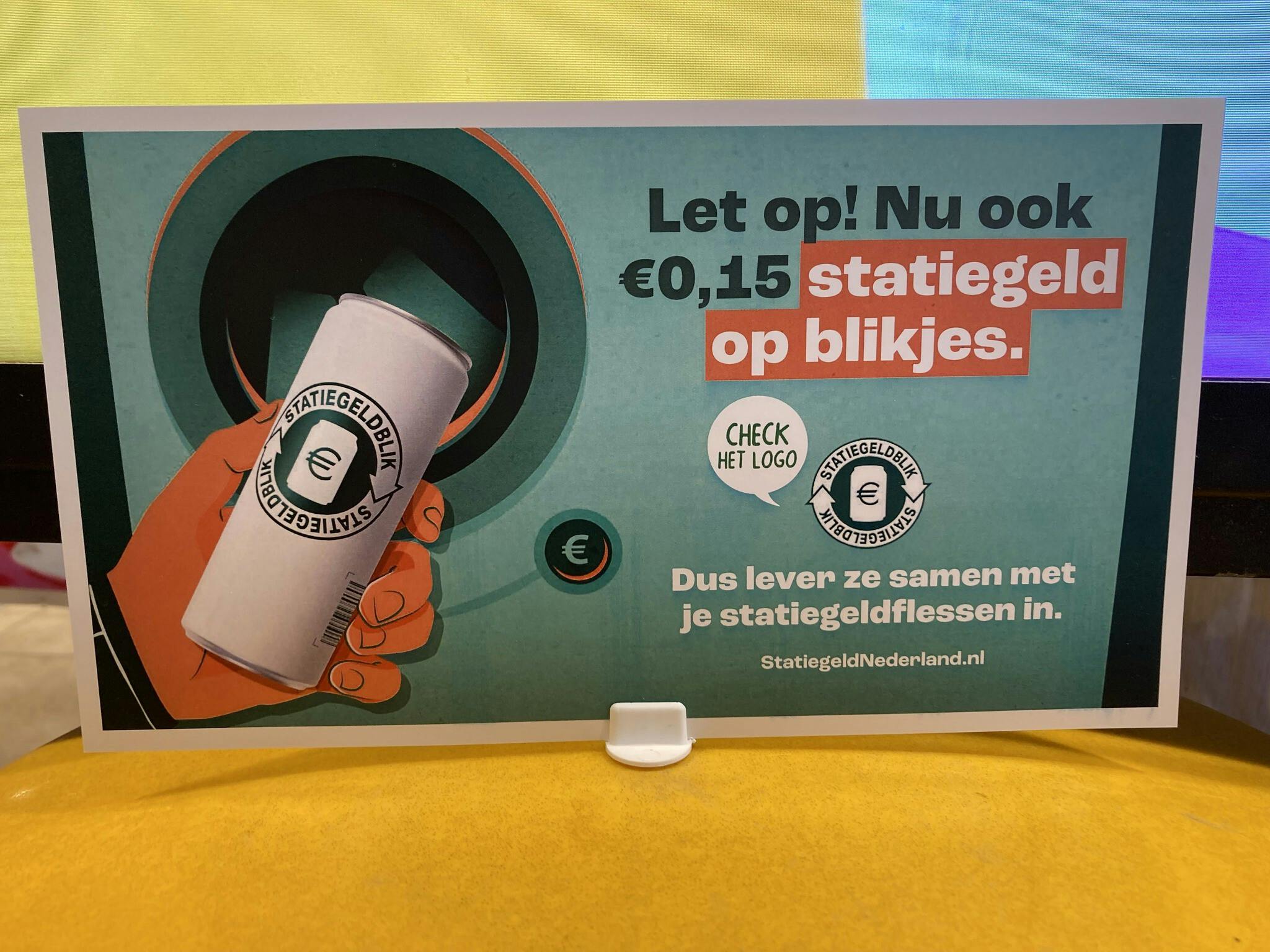 Statiegeld op blikjes in berichten op WOWRotterdam Statiegeld op blikjes in berichten op WOWRotterdam