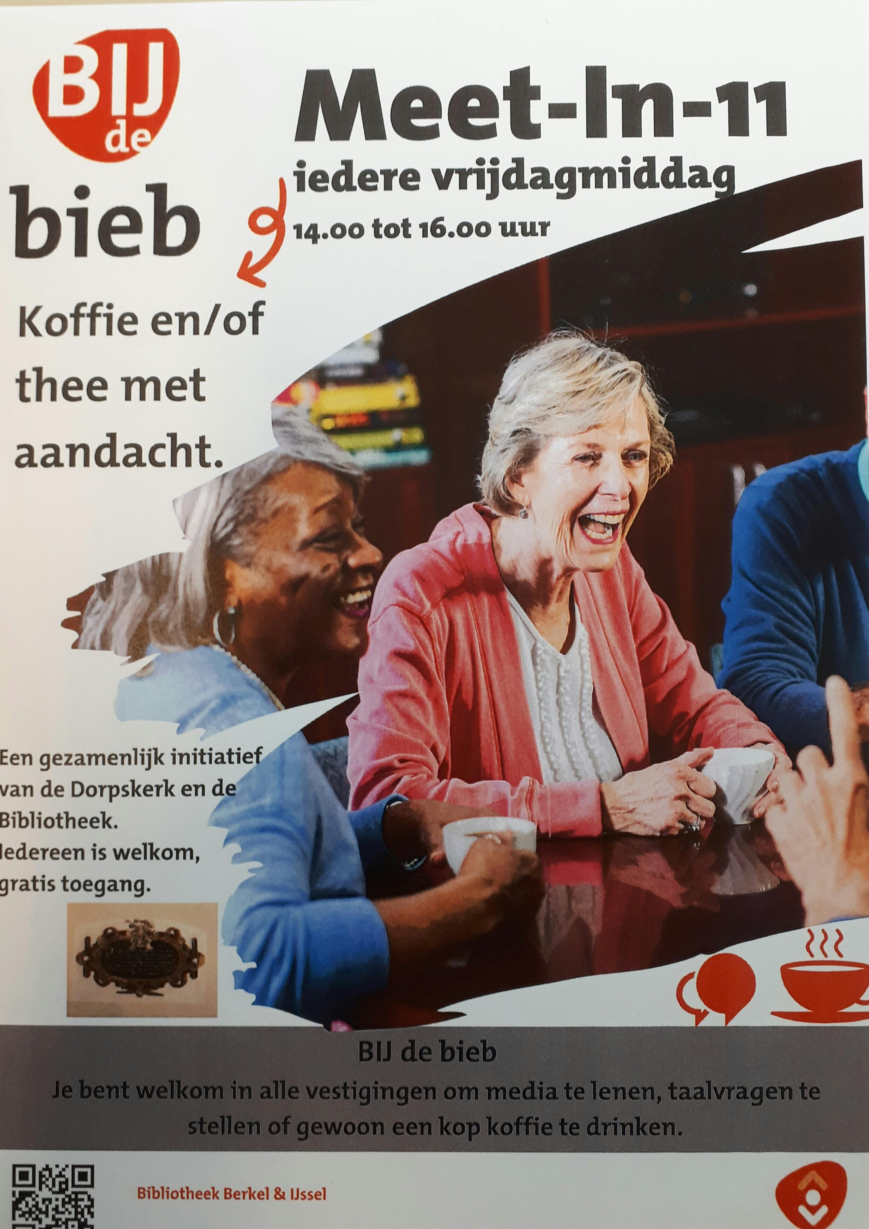 Meet-In-11 Koffie en/of thee met Aandacht in de Bieb