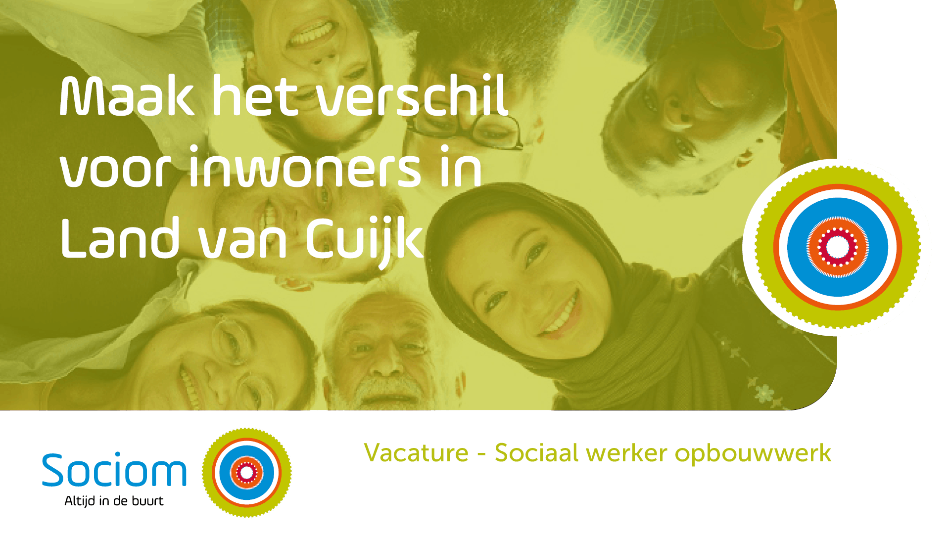 Vacature - Sociaal Werker Opbouwwerk | In Berichten Op SamenBoxmeer.nl