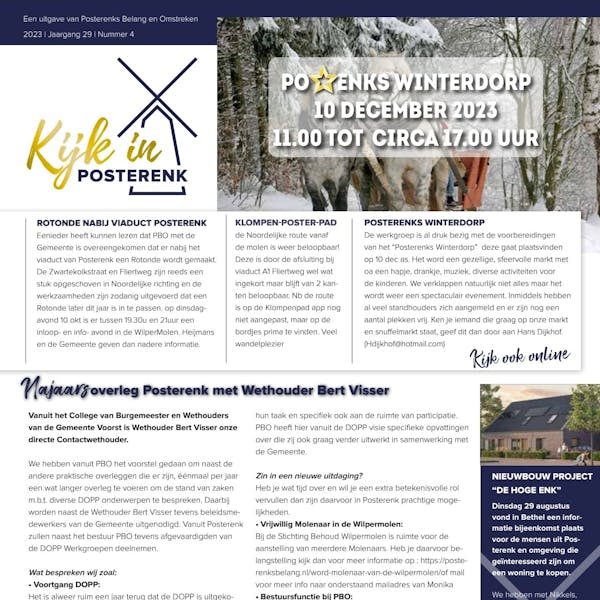 Nieuwsbrief oktober november december 2023