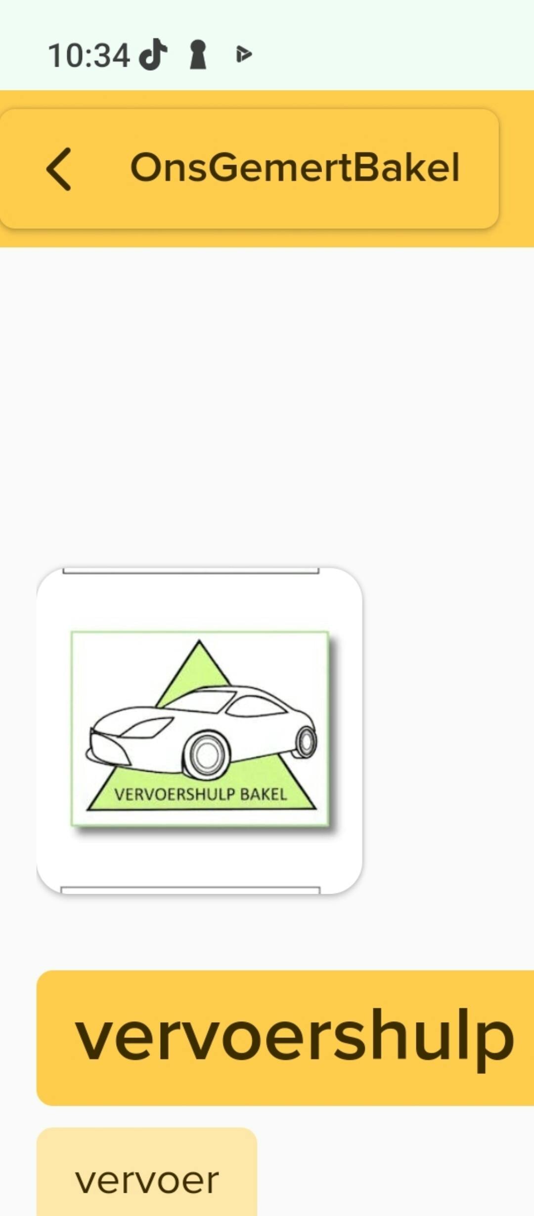 VERVOERSHULP BAKEL aanbieding.