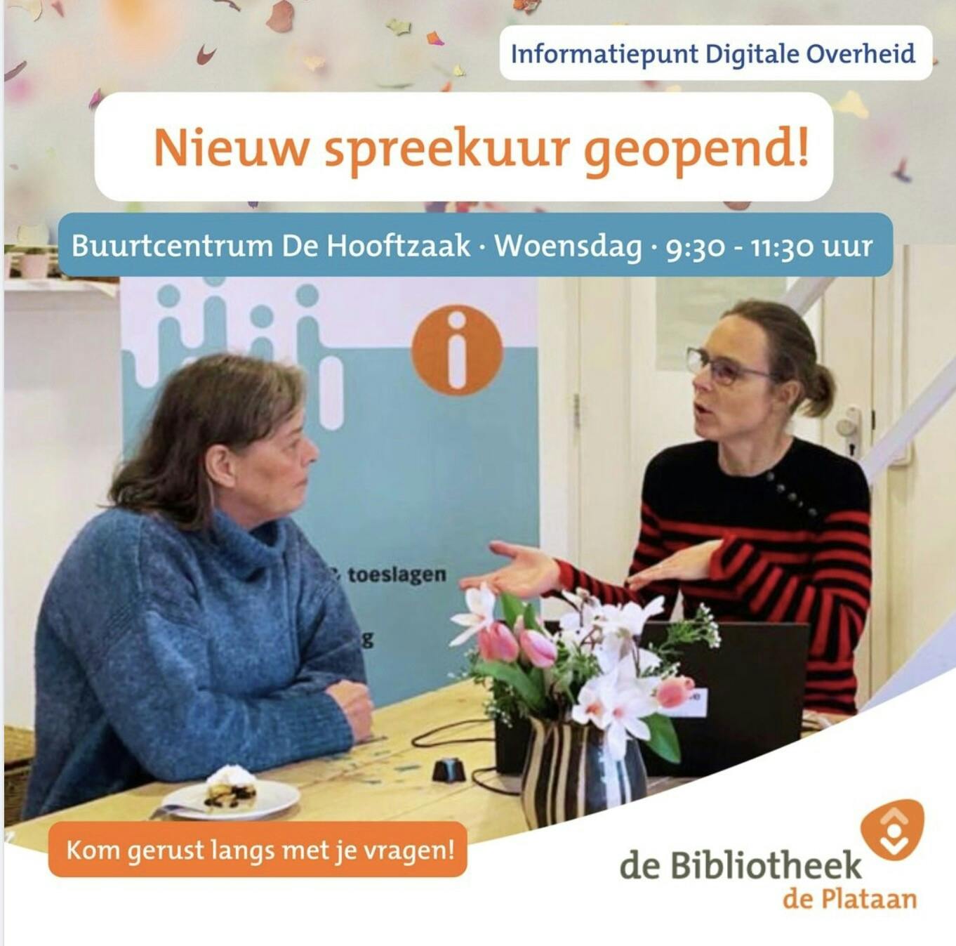 Informatiepunt Digitale Overheid Nu Ook In Buurtcentrum De Hooftzaak ...