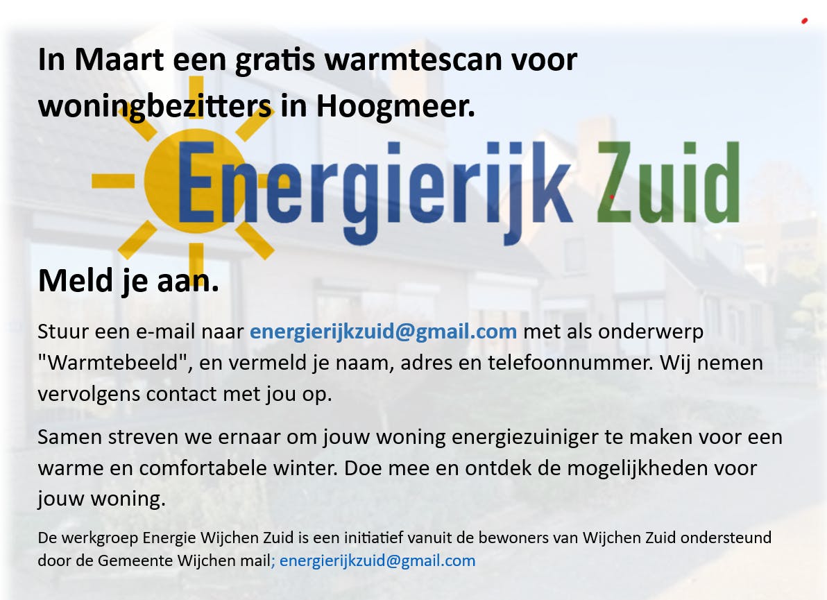 Gratis Warmtescan Voor Huiseigenaren In Hoogmeer | In Uitgelichte ...