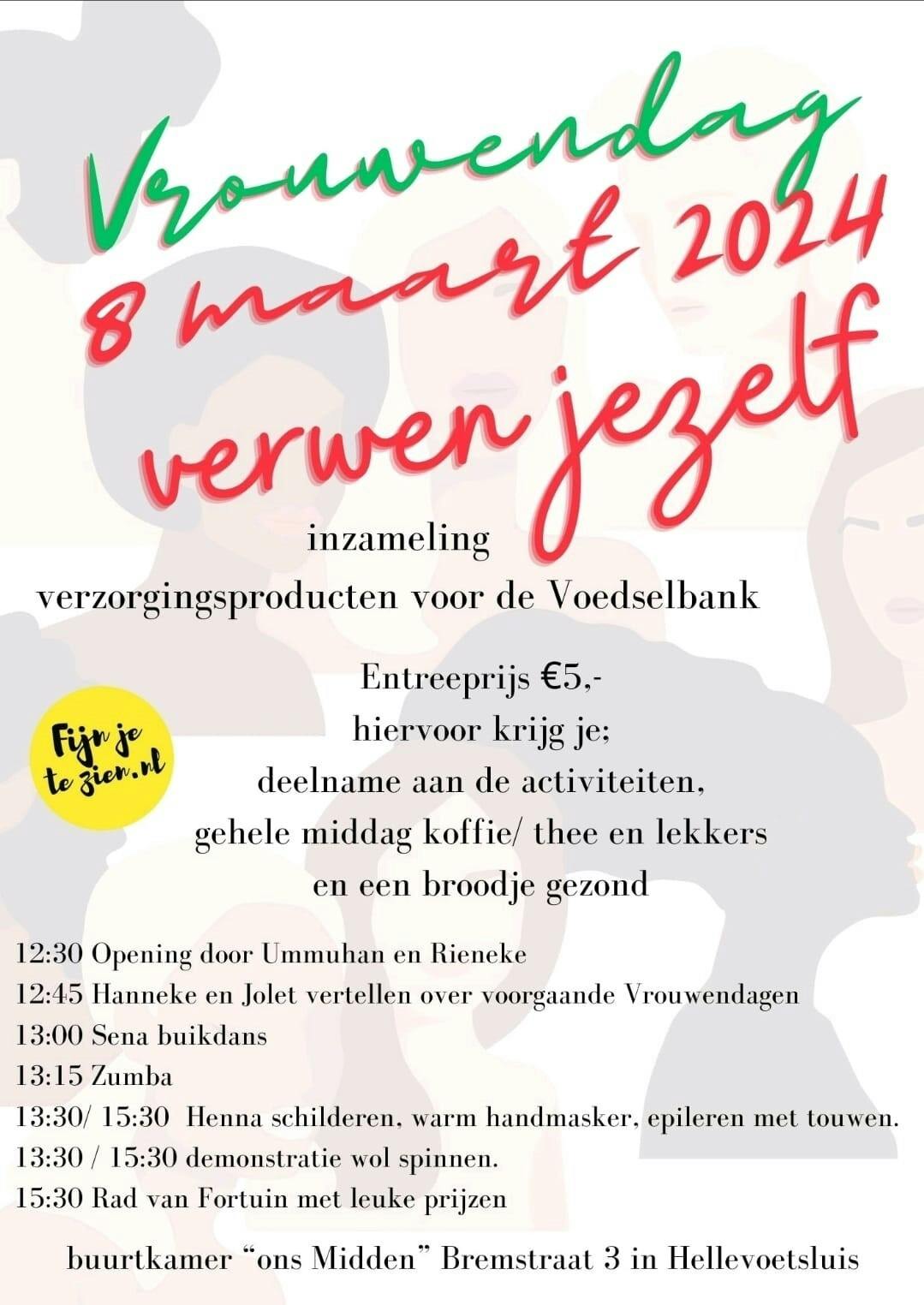 Vrouwendag 8 maart: Verwen jezelf! 
