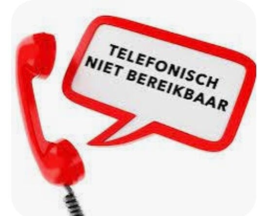 Telefonisch niet bereikbaar | in berichten op PuurPapendrecht.nl