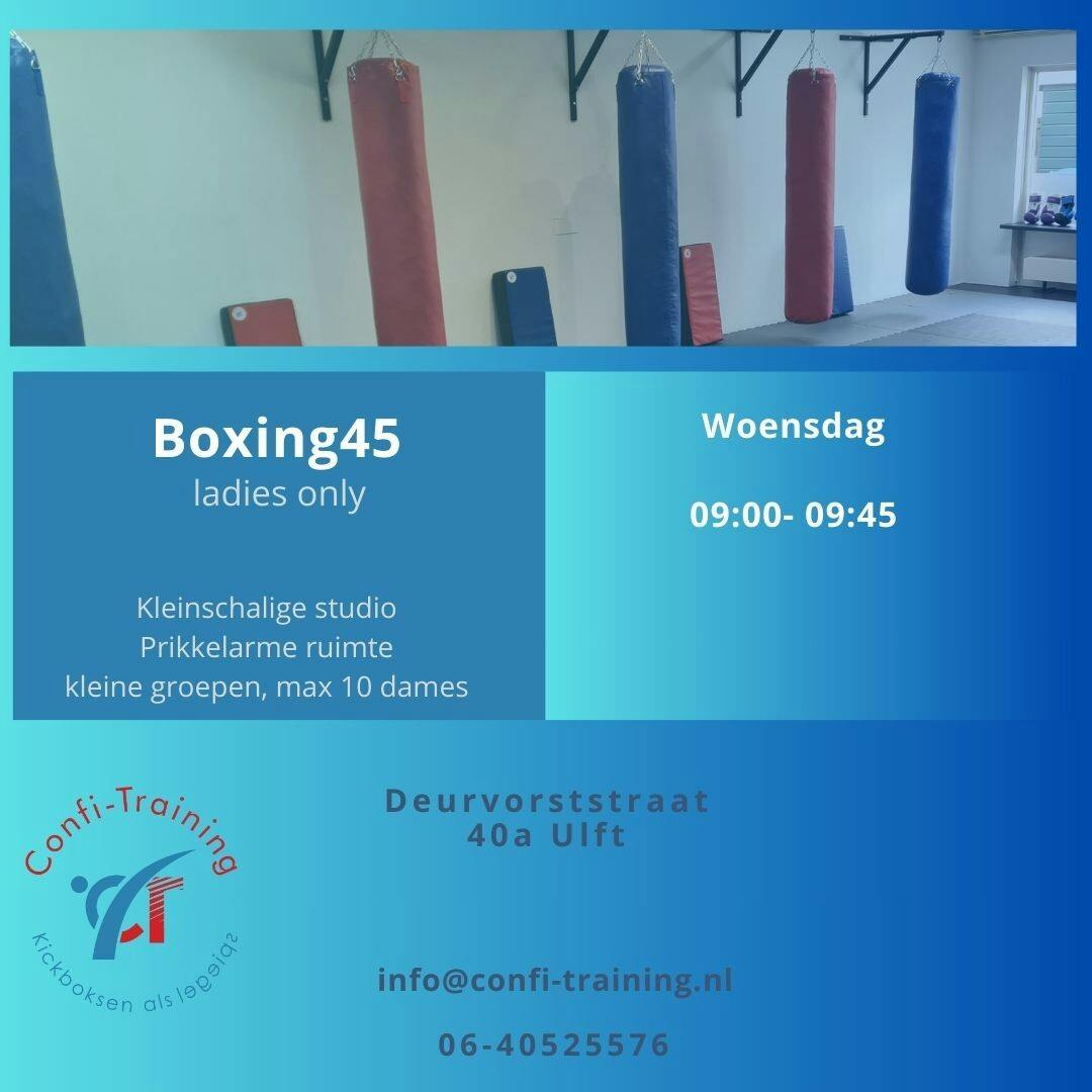 Boxing45, ladies only
