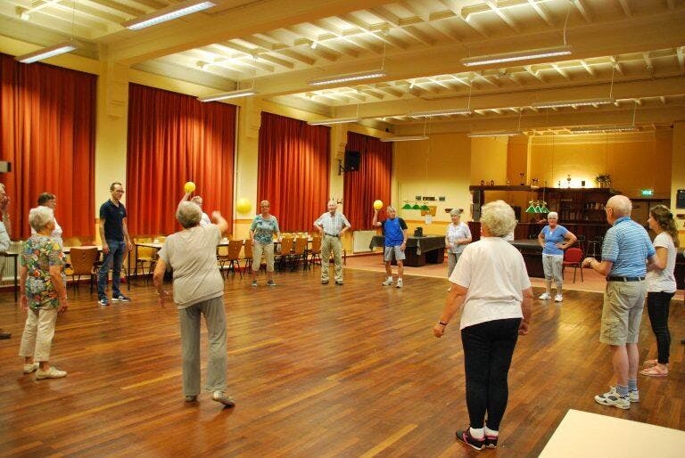 Senioren in beweging gymnastiek