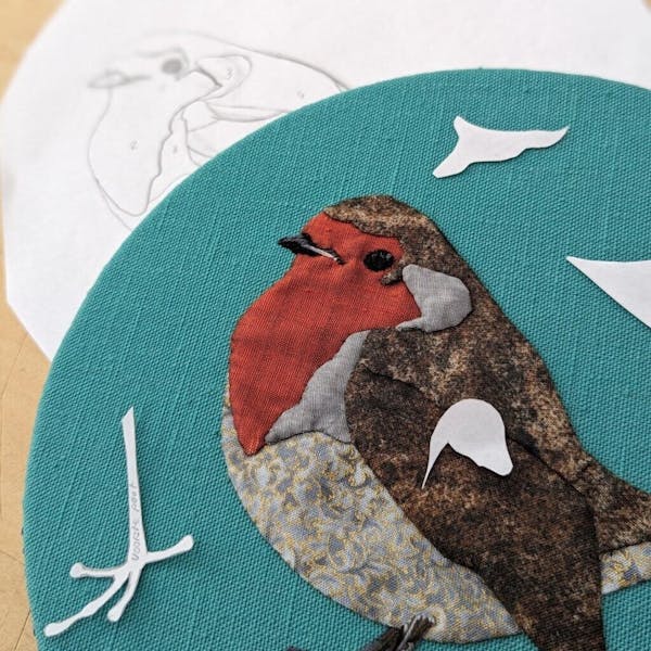 Kersttafelaccessoires van vilt en naaldappliqué bij Creatief Collectief Elst