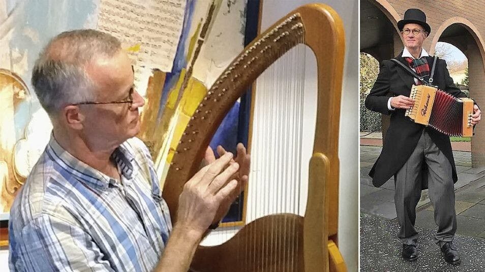 Concert Dick Steenbergen met Lier en trekharmonica