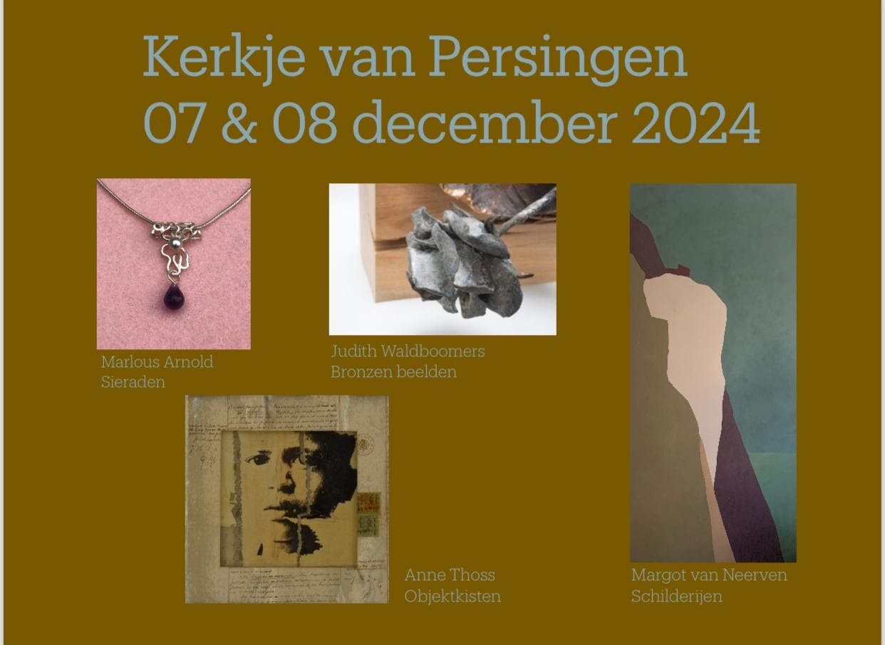 Expositie door vier kunstenaressen in het Kerkje van Persingen