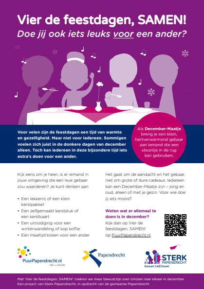 Vier de feestdagen SAMEN!