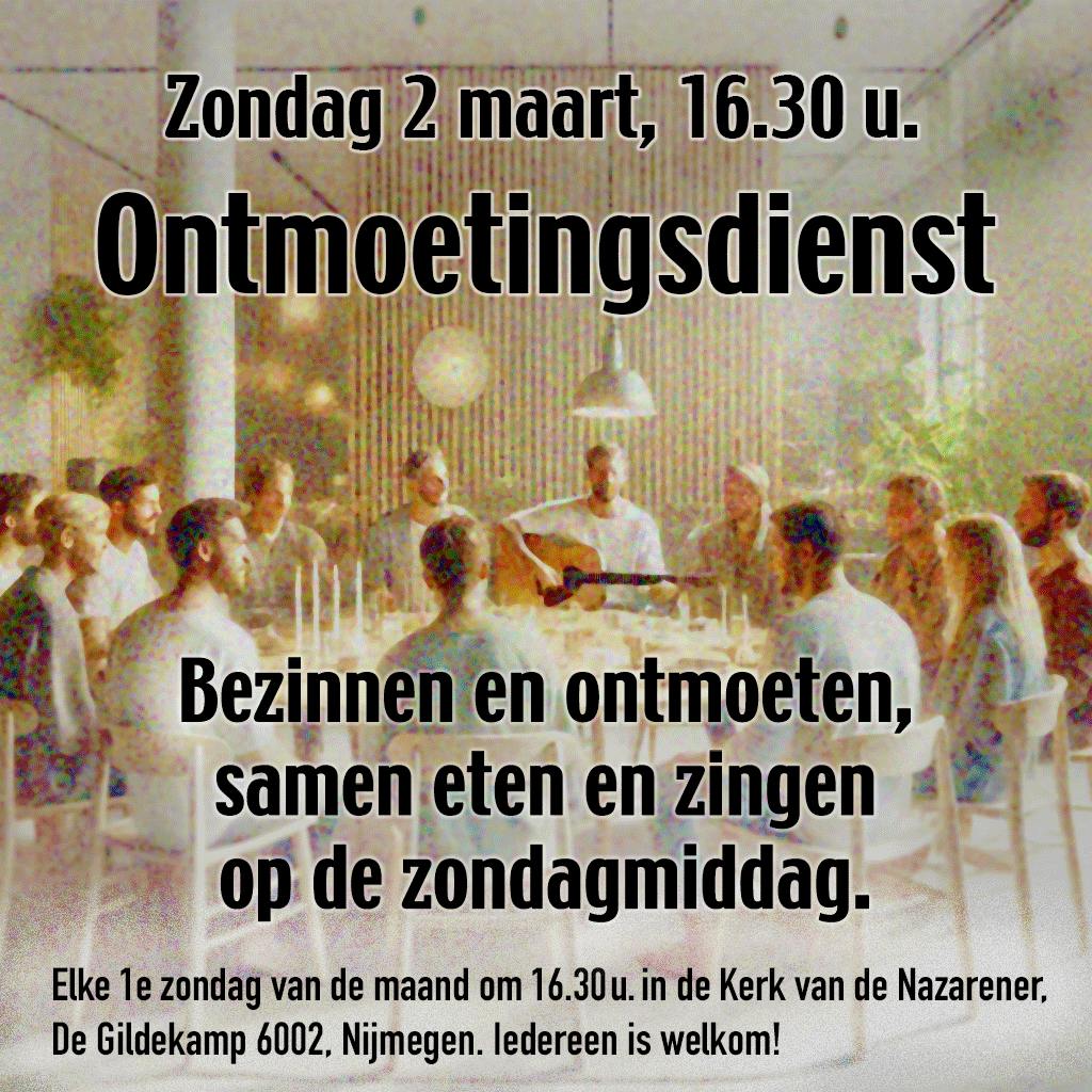 Zondagse ontmoeting met eten