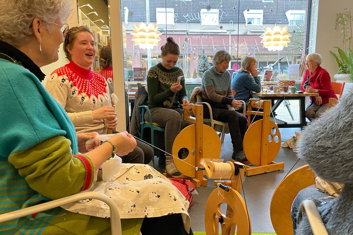 'De makke schapen' - spinnen