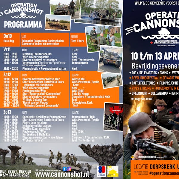 ‘Operation Cannonshot’ en de bevrijding van Wilp groots herdacht!