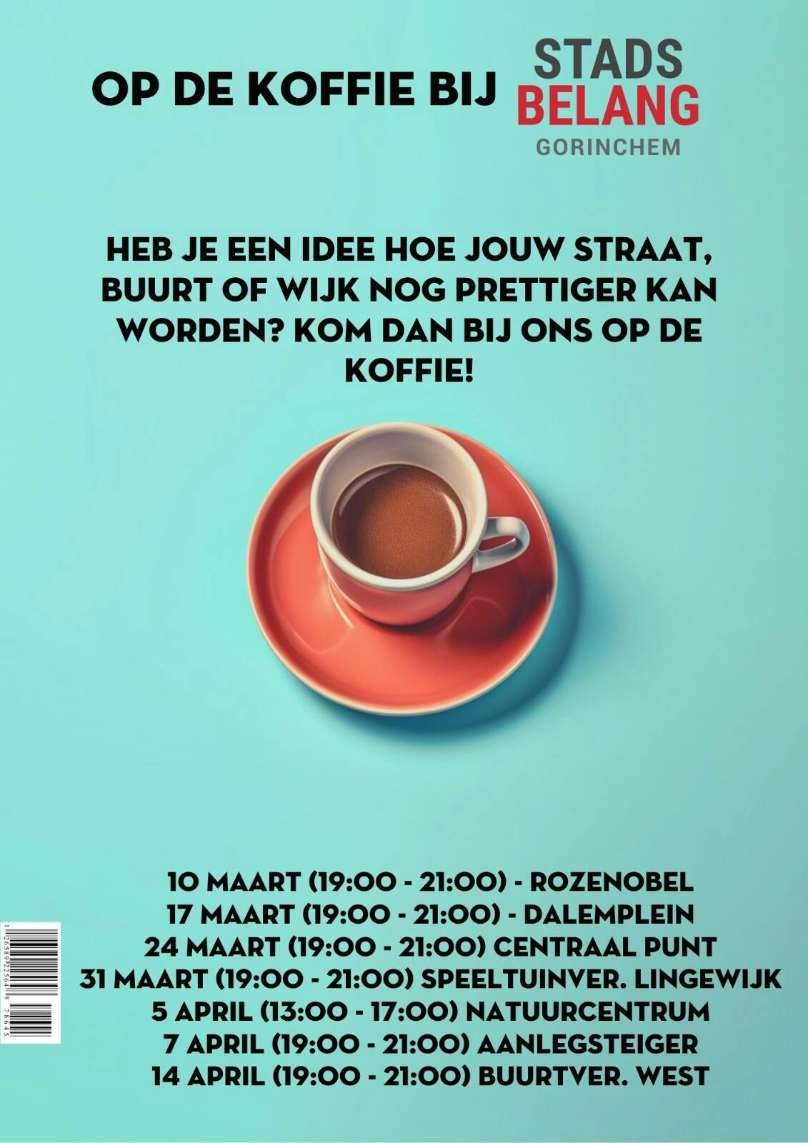 Op de koffie bij Stadsbelang Gorinchem