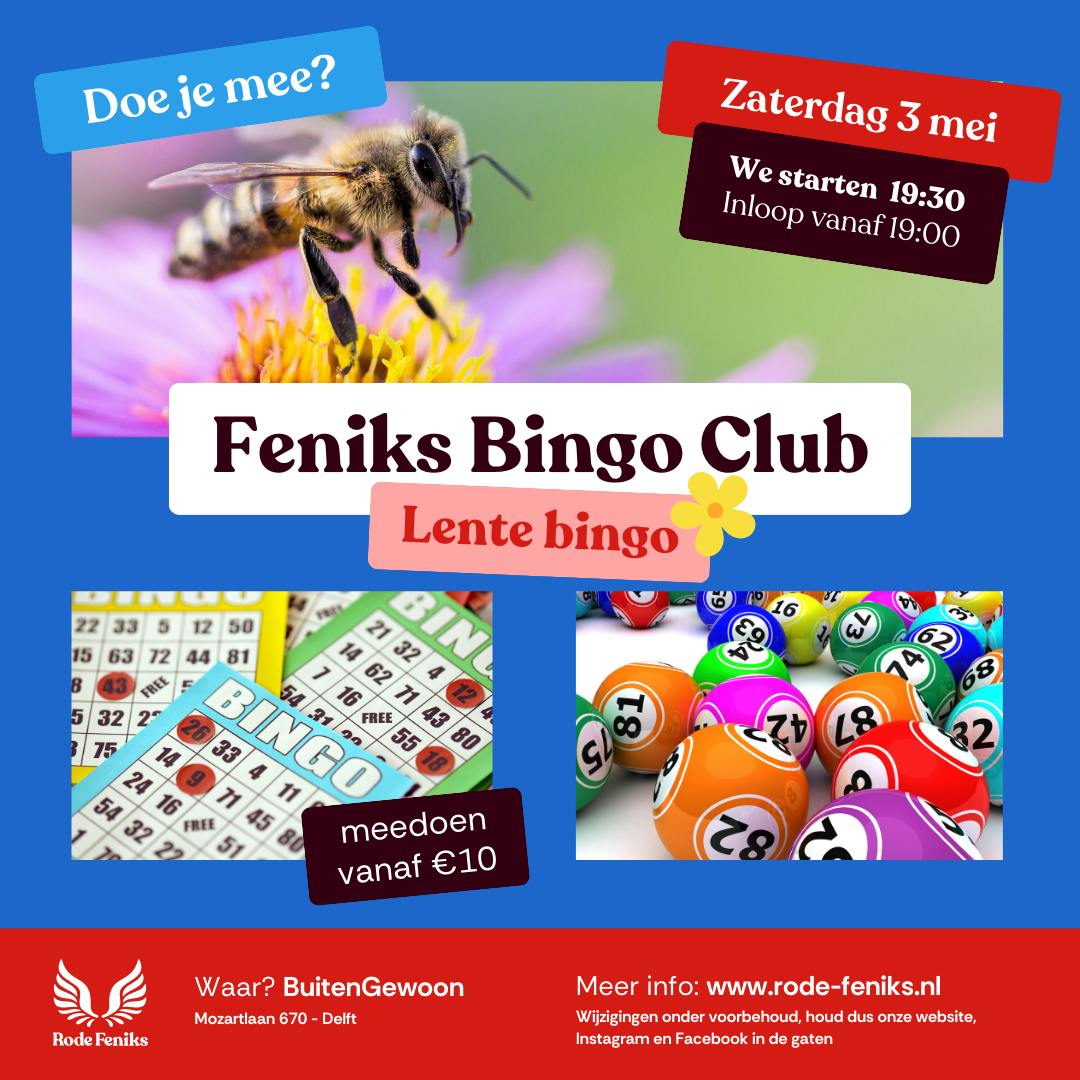 3 mei: bingomiddag bij BuitenGewoon!