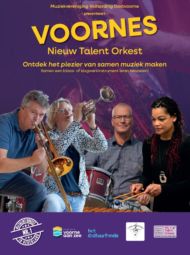 Voornes Nieuw Talent Orkest gaat van start
