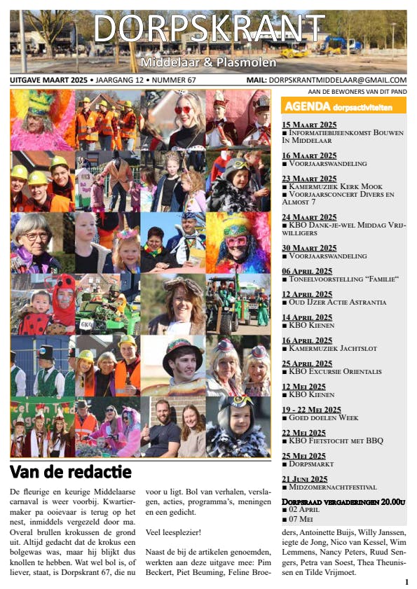 Dorpskrant 67 Middelaar Plasmolen