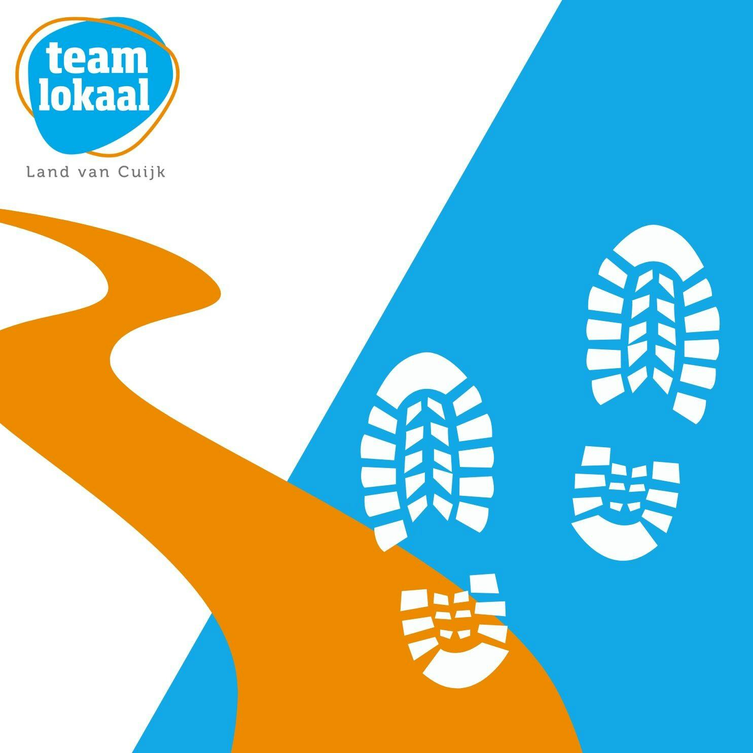 Team Lokaal wandelt voor het goede doel