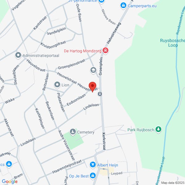 Aangevraagde omgevingsvergunning, Heuvelstraat 2 Haaren, het realiseren van een opbouw aan de achtergevel
