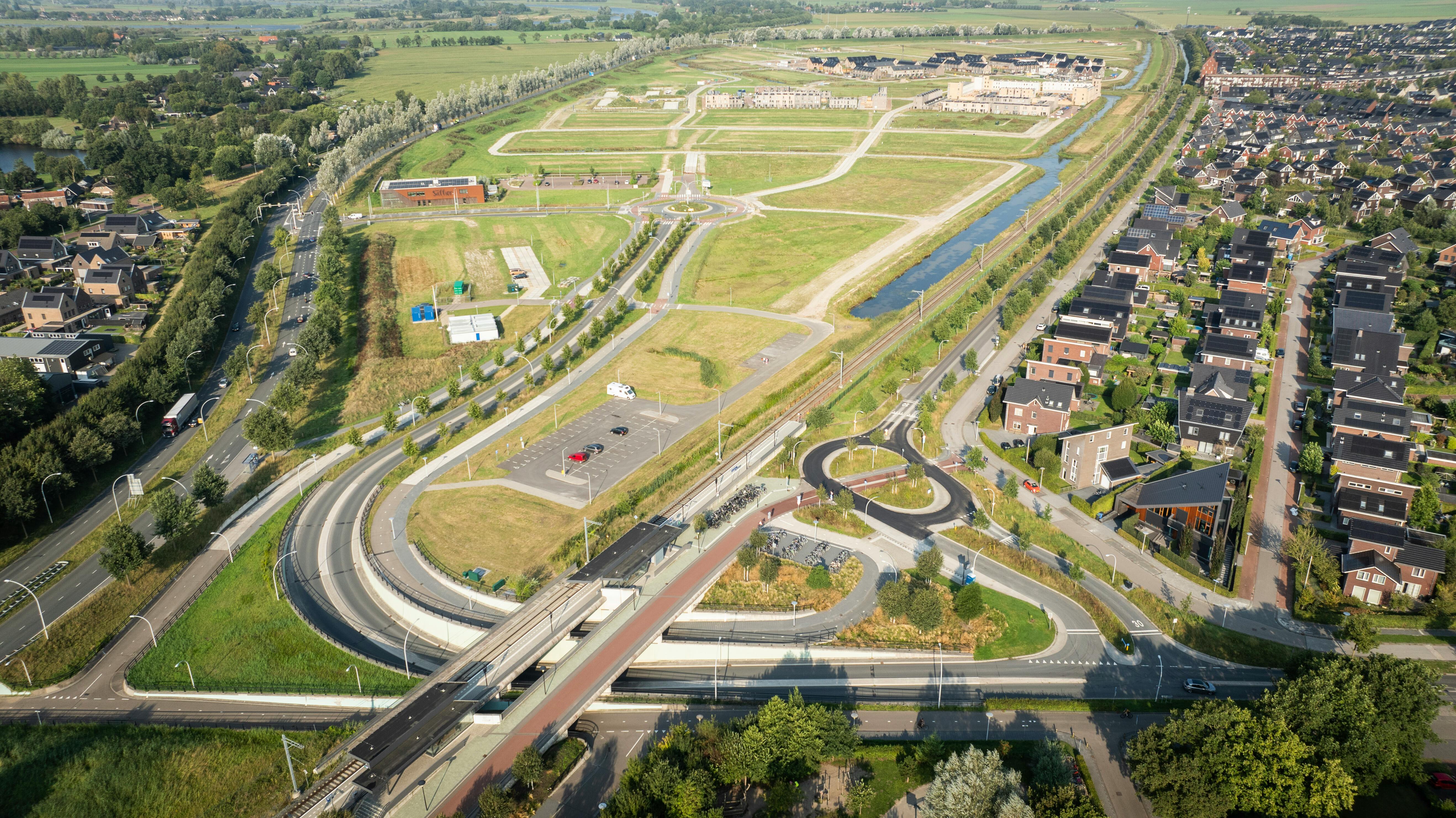 Rotonde in De Tippe deze zomer enkele weken afgesloten vanwege werkzaamheden