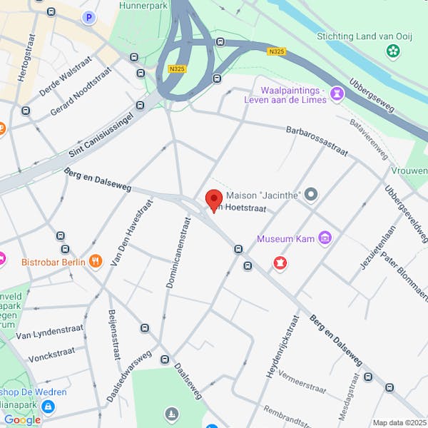 Buiten behandeling gelaten aanvraag voor het vernieuwen van het dak en het vervangen van alle kozijnen en de voor- en achterdeur op de locatie Berg en Dalseweg 25 te Nijmegen zaaknummer AB24.00845