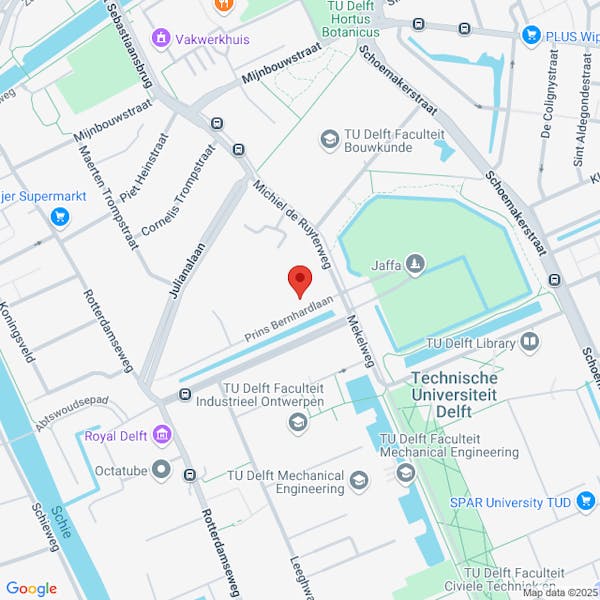 Aanvraag vergunning voor een nieuw aan te leggen tracé vanwege nieuwbouw en monumentale bomen aan Prins Bernhardlaan 5c te Delft