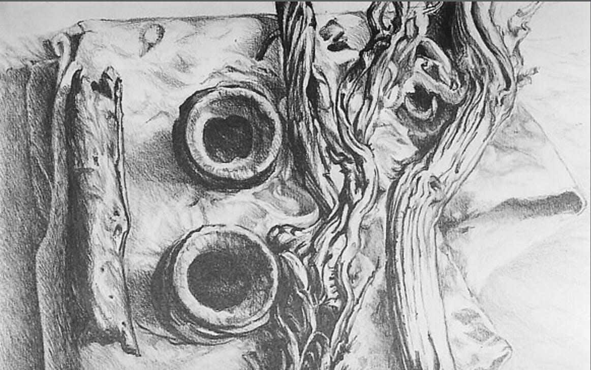 Tekeningen en schilderijen van Mariet van Hövell tot Westerflier in Kerkje van Persingen