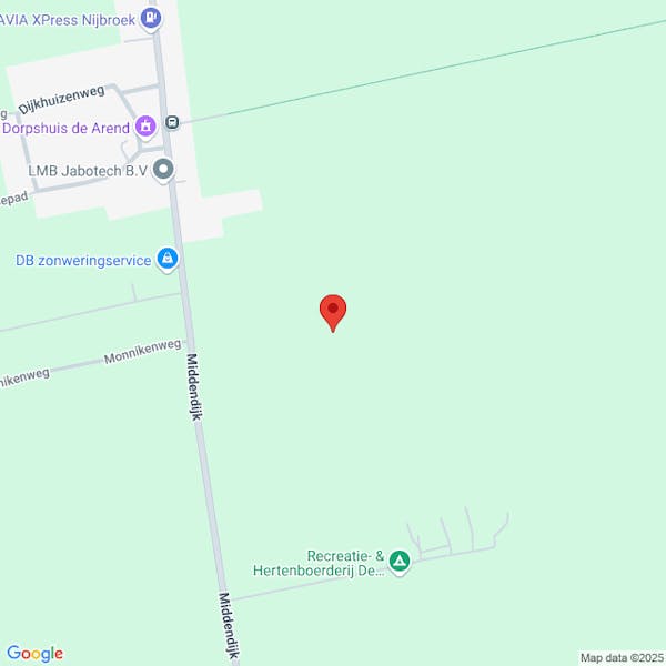 Aanvraag omgevingsvergunning voor het plaatsen van een overkapping op de locatie Middendijk 26A, 7397NB Nijbroek