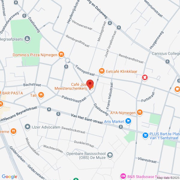 Vergunning verleend - wijziging leidinggevende alcoholvergunning Café Jos Meesterschenkerij - Daalseweg 309 te Nijmegen