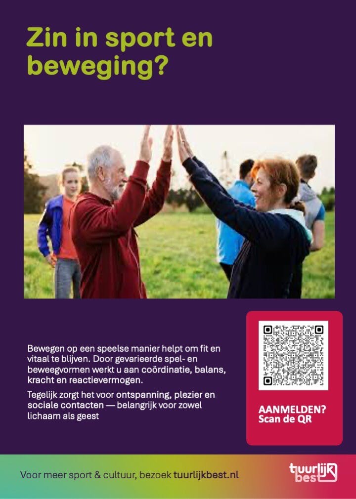 Meer bewegen voor 55+