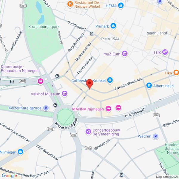 Besluit voor aanvraag bouwobjectenvergunning aan de Molenstraat 101 en Tweede Walstraat in Nijmegen