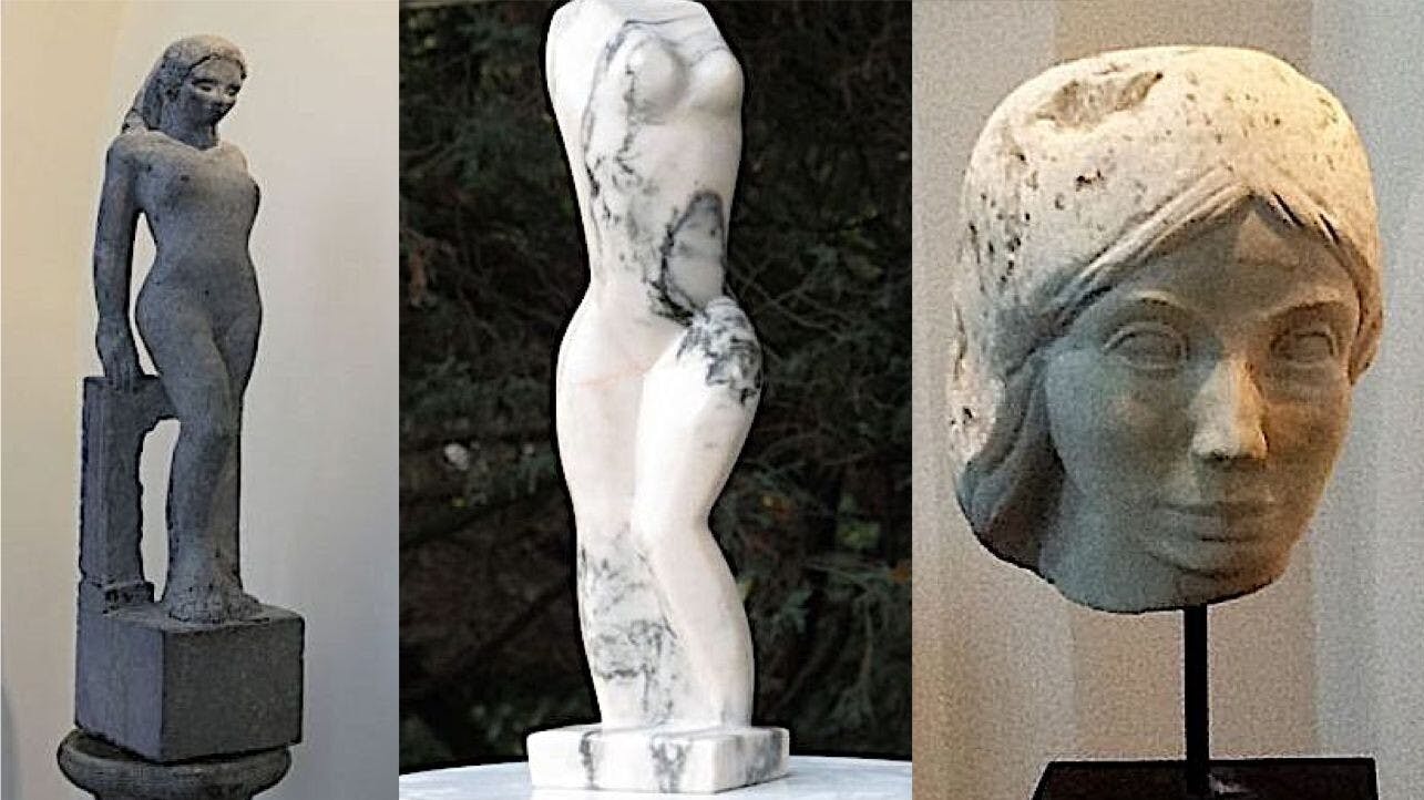 Expositie Beeldhouwersvereniging PIETRA in Kerkje van Persingen op 16 en 17 augustus