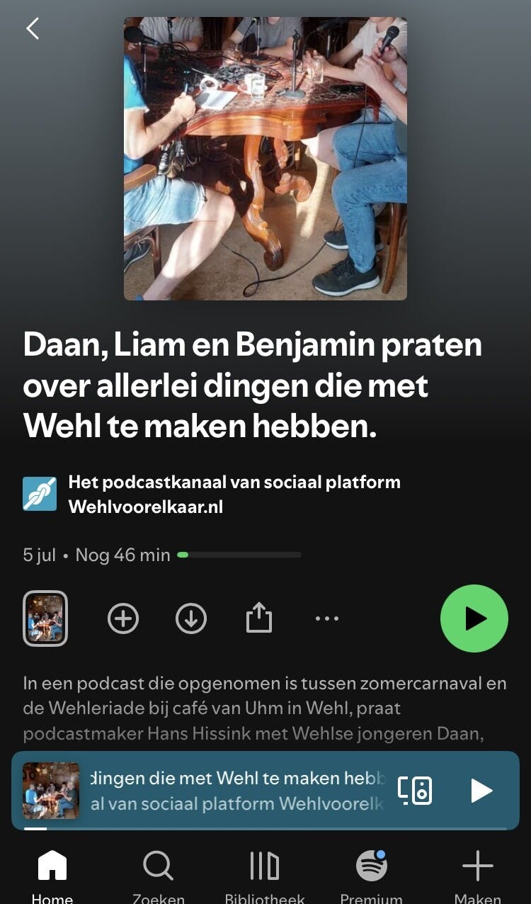 Beluister de nieuwste podcast van Hans Hissink in gesprek met 3 Wehlse jongeren