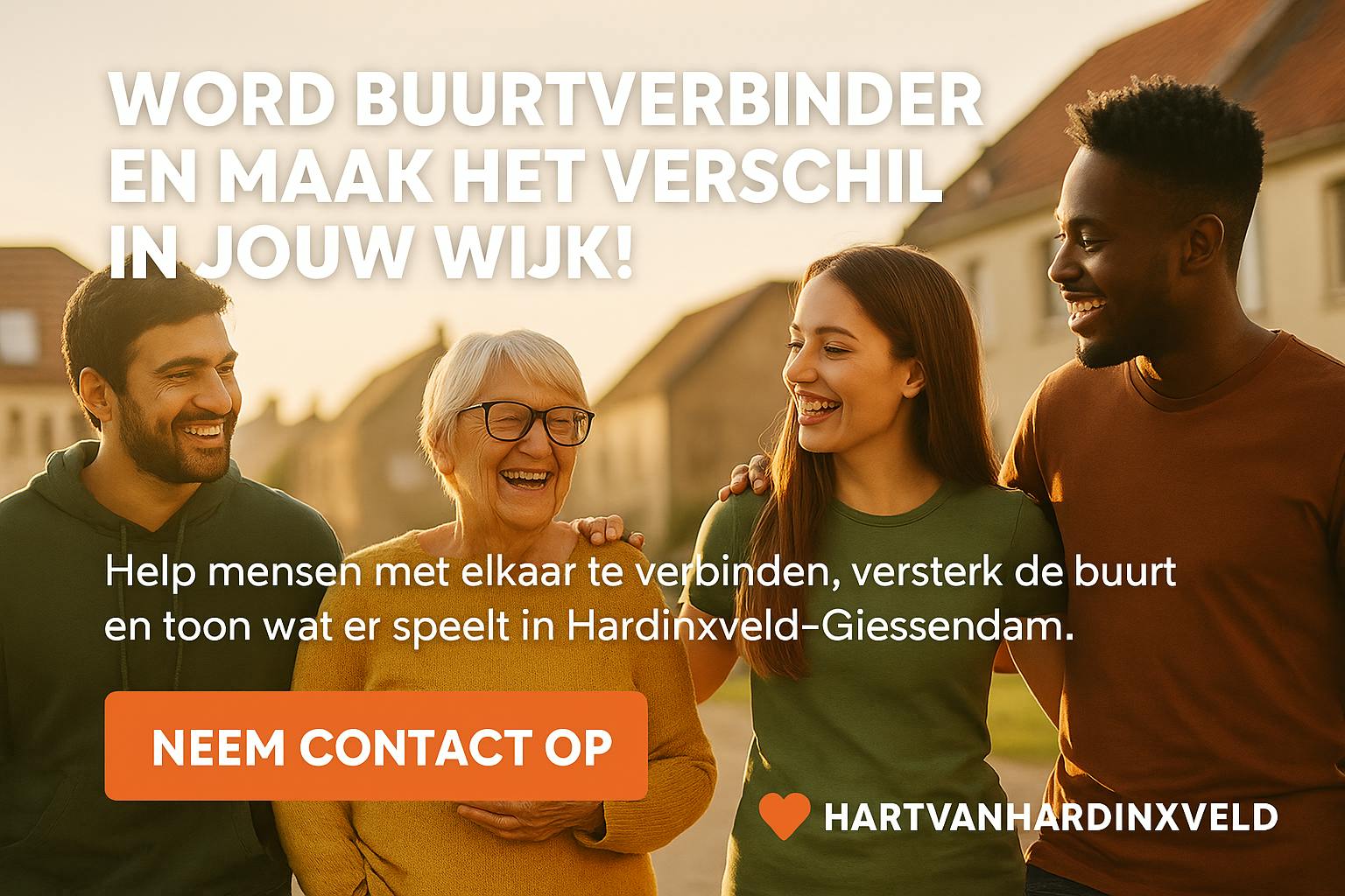 Word Buurtverbinder en maak het verschil in jouw wijk!