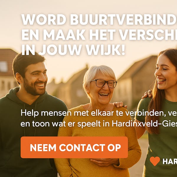 Word Buurtverbinder en maak het verschil in jouw wijk!