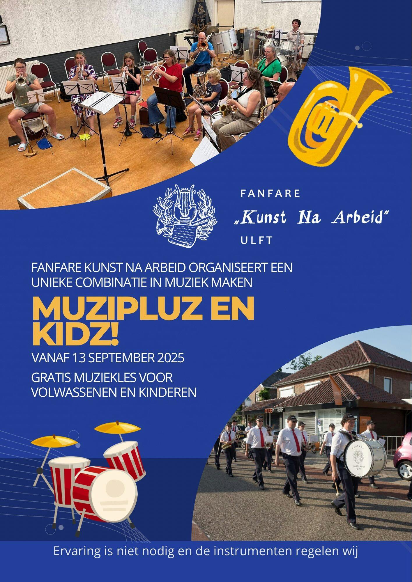 Gratis muziekles voor jong en oud!