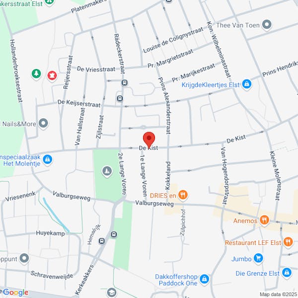 Verkeersbesluit instellen van een algemene gehandicaptenparkeerplaats in De Kist ter hoogte van nummer 57 in Elst