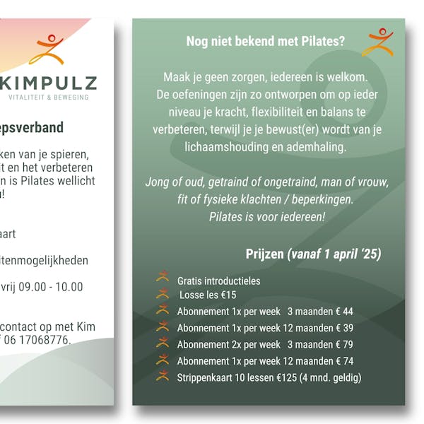 Versterk je lichaam met Pilates bij OARD op maandagavond.