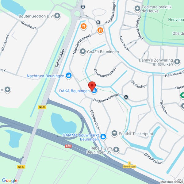 Melding voor een bouwwerk brandveilig gebruiken op de locatie Hadrianussingel 18 te Beuningen Gld zaaknummer MA25.01683