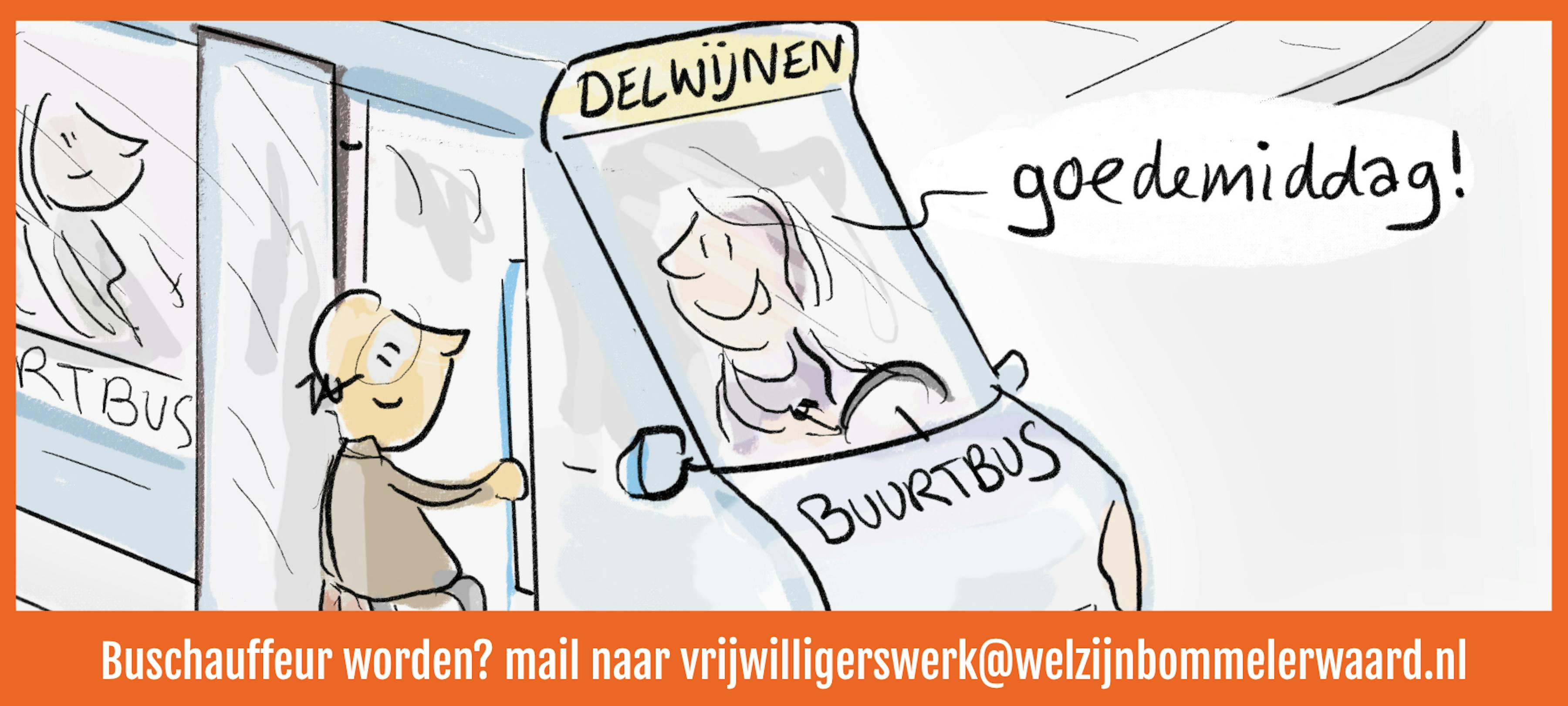 De buurtbus brengt je van A naar B in de Bommelerwaard