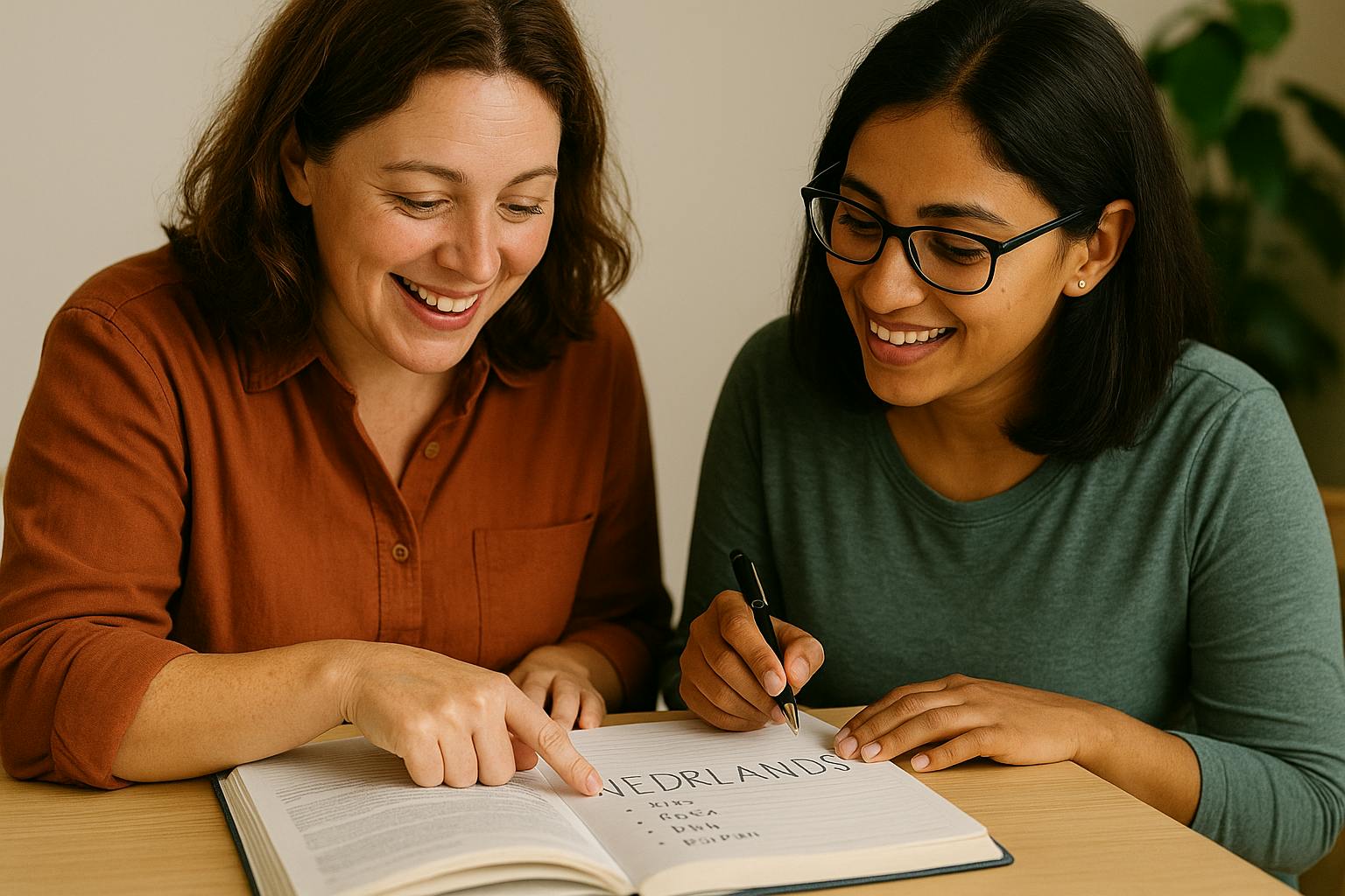 Help medebewoners met de Nederlandse taal