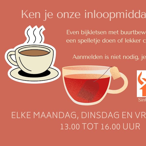 Inloopmiddag sociale activiteiten en handwerken
