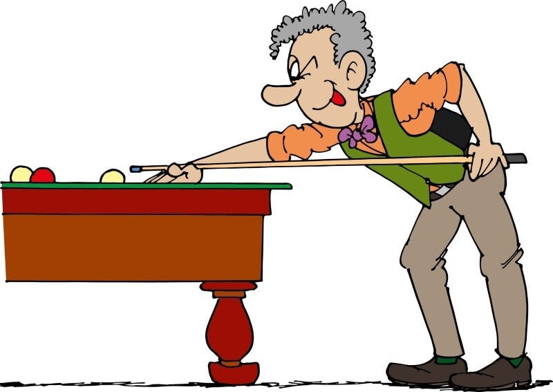 Biljarten driebanden bij de SVM Driebandenclub