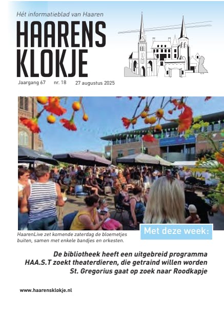 Haarens Klokje 27 augustus 2025